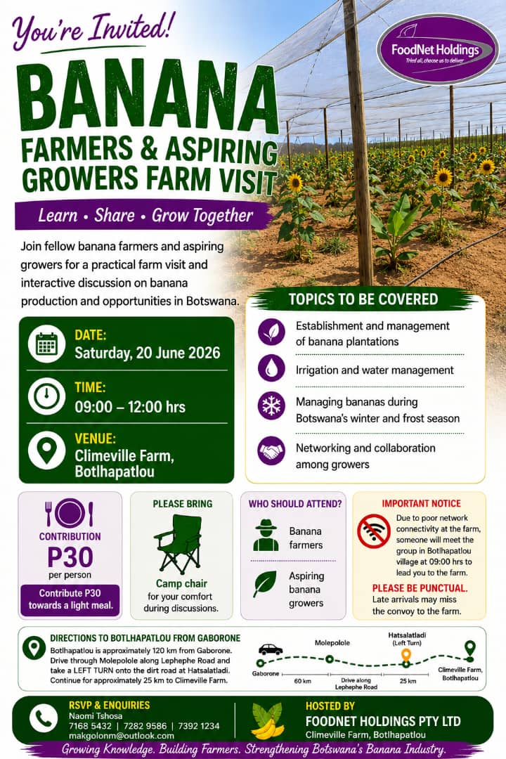 Banana Farmers & Aspiring Growers Farm Visit Workshop
